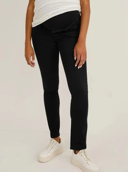Джинсы для беременных Slim Fit женские C&A 2179371c08 36 Черные (KC1000000054001)