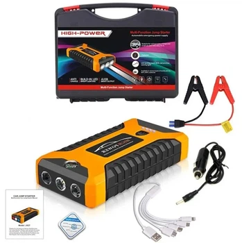 Пускозарядное устройство для автомобильного аккумулятора Jumpstarter 27 JX 12В/2А с аккумулятором на 99800mAh и фонарём ANS павербанк
