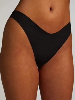 Трусики танга женские hunkemoller 201400006c36 XL Черные (1000000054582)