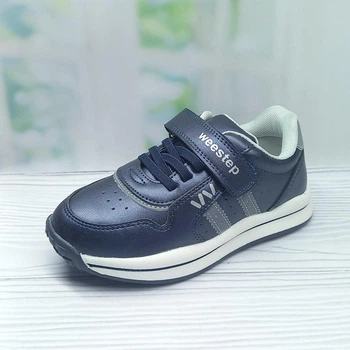Дитячі кросівки для хлопчика застібки на липучках Weestep 32 20.5 см сині 35774