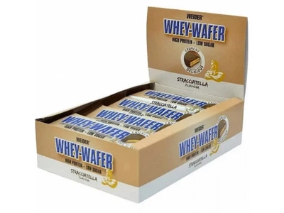 Замінник харчування Weider 32% Whey Wafer bar 12шт по 35г Смак Страчателла