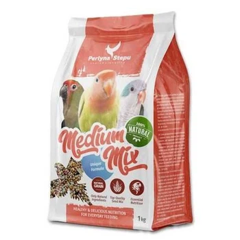 Корм для попугаев Perlyna Stepu Medium Mix зерносмесь для средних попугаев 1 кг