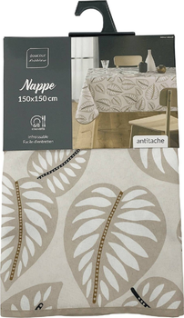 Скатертина Douceur d'interieur Alma з поліестру з візерунком 150 x 150 см (3574387232882)