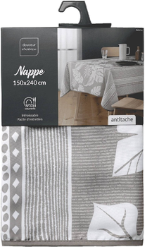 Скатертина Douceur d'interieur Ambrine з поліестру з візерунком 150 x 240 см (3574387232875)
