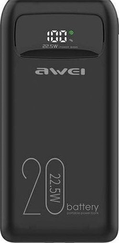 Powerbank Awei P169K 20000 mAh 22.5W Black (6954284002455)
