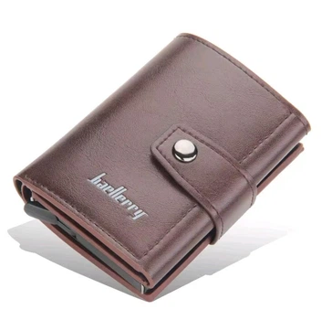 Гаманець для карток та документів картхолдер RFID Baellerry коричневий