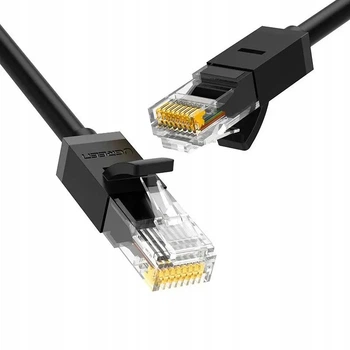 Мережевий кабель UGREEN NW102 Cat 6 U/UTP Lan Flat Cable 2m (Black)(UGR-50174) (UGR-50174)