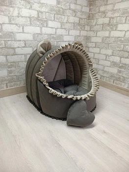 Будинок лежанка для котів та собак Animals_joy Кошик М 46*42 см(188)