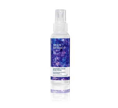 Освіжаючий лосьйон-спрей для тіла Avon Senses Lavender Calm Body Mist Лавандовий спокій з ароматом квітучої лаванди та мускусу 100 мл