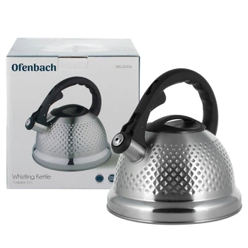 Чайник Ofenbach 2,7л из нержавеющей стали со свистком KM-100306