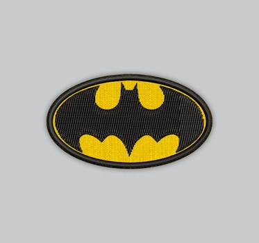Шеврон вишитий Лого batman , довжина 9 см