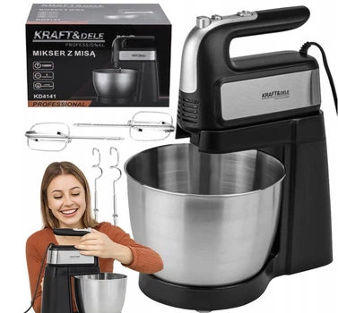 Ручний міксер Kraft&Dele KD4141 з чашею 1000 Вт 3 л