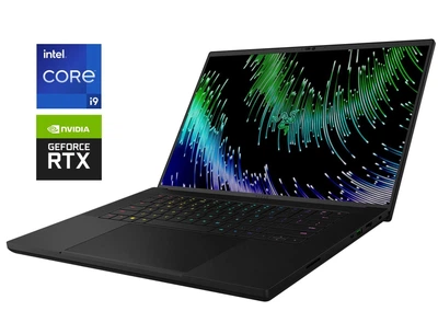 Игровой ноутбук Razer Blade 16 RZ09-0483 / 16" (2560x1600) MiniLED / Intel Core i9-13950HX (24 (32) ядра по 2.2 - 5.5 GHz) / 32 GB DDR5 / 2000 GB SSD NVMe / nVidia GeForce RTX 4090, 16 GB GDDR6, 256-bit / WebCam б/у