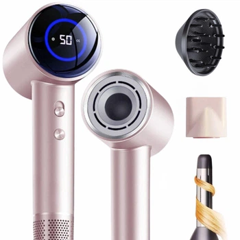 Фен стайлер AIMED Hair Master PRO з набором насадок Рожевий