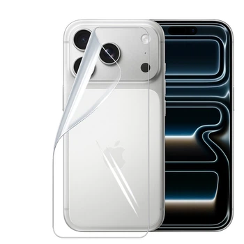 Гидрогелевая пленка Hydrogel Film для iPhone 17 Pro на заднюю панель, Transparent