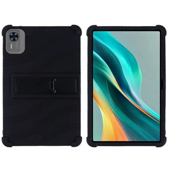 Детский чехол TPU Wave with Stand для Doogee T36 с подставкой black