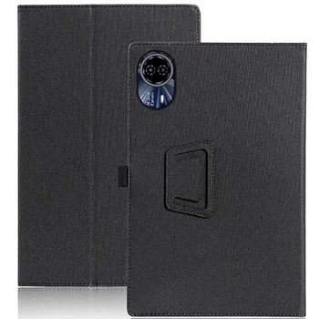Чехол - книжка Textile Leather Case with Stand для Teclast T65 Max, Black