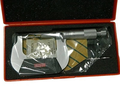 Механический шлицевой микрометр SPI 12-459-4 25 мм