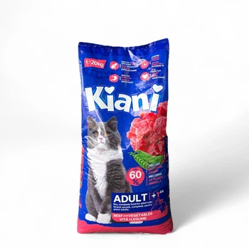 Сухий корм для дорослих котів Kiani Adult Яловичина та овочі 20 кг
