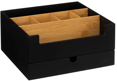 Organizer 5five Simply Smart bambusowy 1 szufladka czarny (3560231557638)