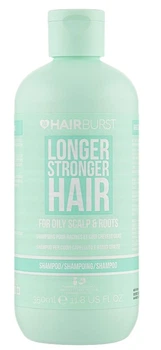 Шампунь для жирної шкіри голови HAIRBURST Long And Healthy з глибоким очищенням, балансує роботу сальних залоз, 350 мл