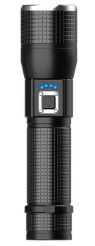 Ліхтар ручний акумуляторний Standart LED SD-3828 Чорний (4772013278252)