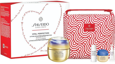 Zestaw do pielęgnacji twarzy Shiseido Vital Perfection Krem 50 ml + Serum 7 ml + Krem na noc 15 ml + Krem pod oczy 3 ml + Kosmetyczka (3423222129095)