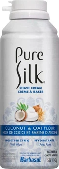 Піна для гоління Pure Silk Coconut and Oat Flour Кокос і вівсяне борошно 147 мл (051009309441)