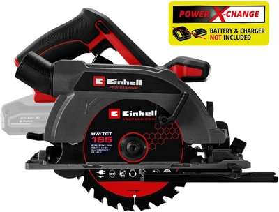 Пила циркулярная бесщеточная аккумуляторная Einhell Professional X-Change TP-CS 18/165 Li BL - Solo (4331225)