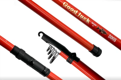 Вудлище з кільцями "GOODLUCK" с/к 3м orange