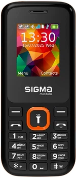 Мобильный телефон Sigma mobile X-style 171 Mini Black-Orange (4827798813737)