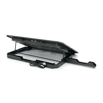Підставка для ноутбука XSTRIKE XS-66 9-17" 1x140mm пластик/алюміній 2xUSB 2.0