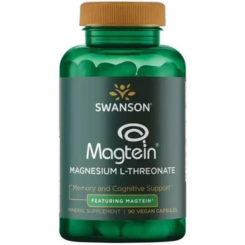 Магній L-треонат Swanson Magnesium L-Theonate 90 veg caps (1086-100-22-9503786-20)