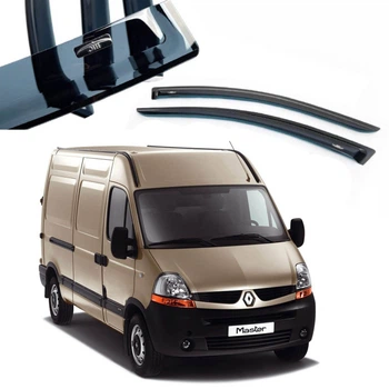 Дефлектори вікон вітровики Renault Master 1998-2010 на скотчі 2 шт (REN22)