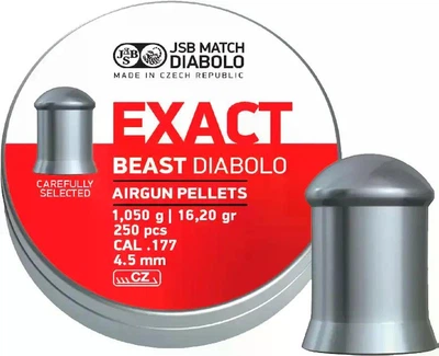 Кулі JSB Exact Beast 4.52мм, 1.05г, 250шт