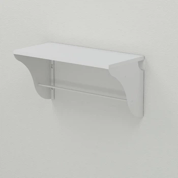 Полка настенная Ferrum-decor Комфи 260x700x240 металл Белый ДСП Белое 16 мм (FRD-102765)