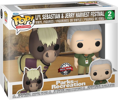 Набір фігурок Funko Pop! Television Parks and Recreation Li'l Sebastian & Jerry Harvest Festival 2 шт (889698624718)