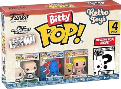 Zestaw figurek Funko Bitty Pop Retro Toys Mr. Monopoly 4 szt 75449 (889698754491)
