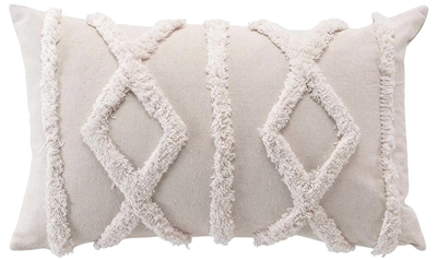 Poduszka ozdobna Douceur d'interieur AFIRA efekt boucle 30 x 50 cm kremowa (3574386119863)