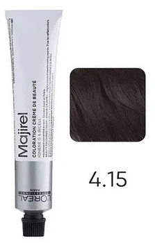 Крем-краска для волос L'Oreal Professionnel Majirel 4.15 Шатен пепельный красное дерево 50 мл