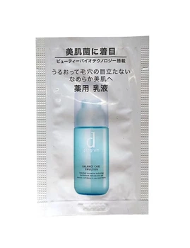 Емульсія для чутливої шкіри, зменшує пори Shiseido d Program Balance Care Emulsion MB, пробник 0,7 мл