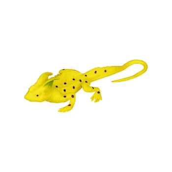 Іграшка Ящірка Bambi тягучка 20 см Жовтий B6328-115T(Yellow)