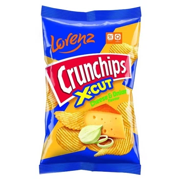 Чіпси Lorenz Crunchip Сир та цибуля 110 г