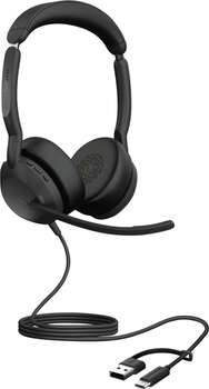 Słuchawki Jabra Evolve2 50 USB C/A MS Stereo Black (25089-999-799)