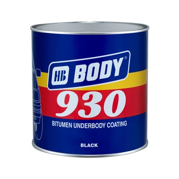 Мастика битумная антикоррозионная для днища HB Body 930 Черная 1 кг