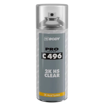Лак аэрозольный глянцевый HB Body С496 2К HS Clear Spray 400 мл