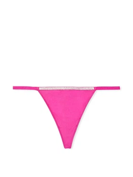Трусики стрінги зі стразами Victoria’s Secret Рожевий M