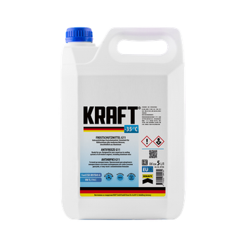 Антифриз готовый Kraft G11 -35 °C Синий 5 л