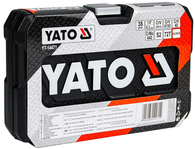 Zestaw nasadek YATO 38 sztuk (YT-14471)