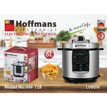 Мультиварка Hoffmans HM-718 6л 1000 Вт электрическая скороварка